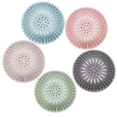 Anti-blocking Filter Hair Strainer Stopper Plastic Pvc Silicone Shower Bathroom Floor Drain Kitchen Sink Drain Cover